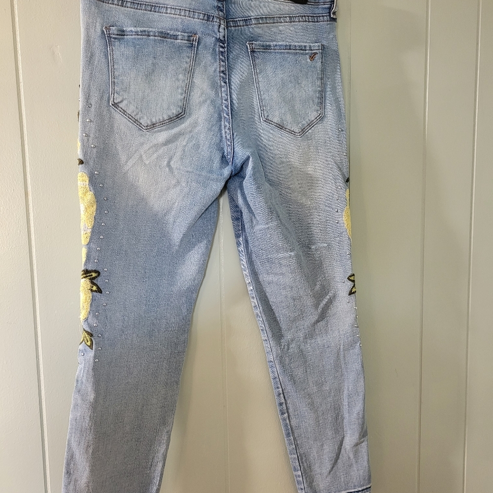William Rast ankle skinny embroidered jeans - Picture 6 of 7